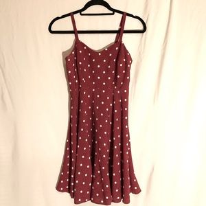 Old Navy fit and flare polka dot summer dress